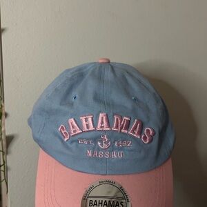 Blue and Pink Bahamas Cap